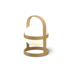 Lampada solare a LED circolare Rosendahl “Soft Spot”, color grano, 9,8 in di altezza