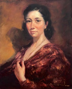 Portrait of a Lady oil on canvas painting european art
