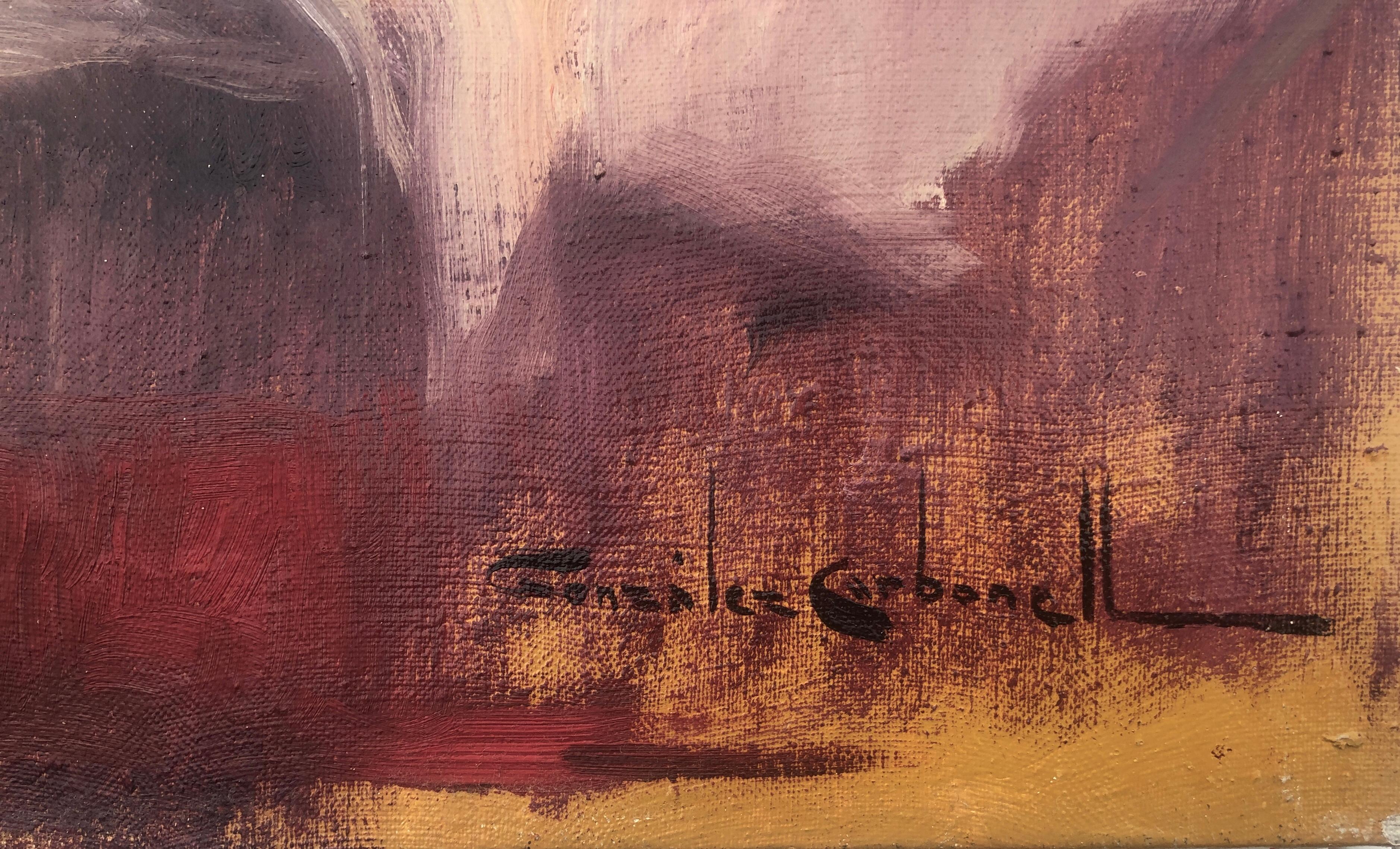 Sensuality Female Nude oil on canvas painting - Painting by Rosendo Gonzalez Carbonell