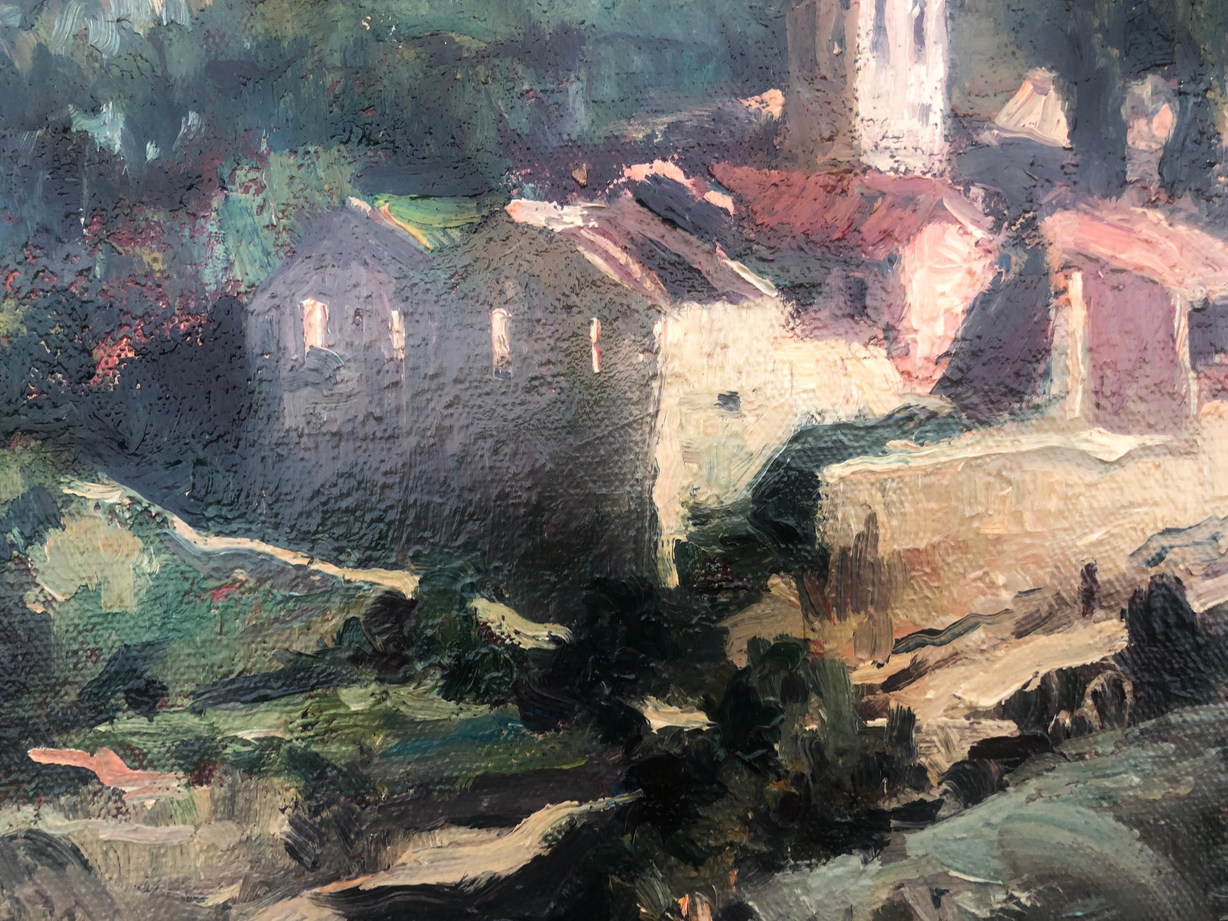 Technical Sheet

- Title: Santa Creu d'Olorda  
- Artist: Rosendo González Carbonell  
- Technique: Oil on panel  
- Dimensions without frame: 8.3 x 10.2 in  
- Dimensions with frame: 13 x 15 in  
- Date: November 22, 1981  
- Condition: Excellent 