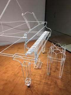 ÀnimaPiano - 21st Century, Contemporary, Figurative Sculpture, Iron, Spray Paint