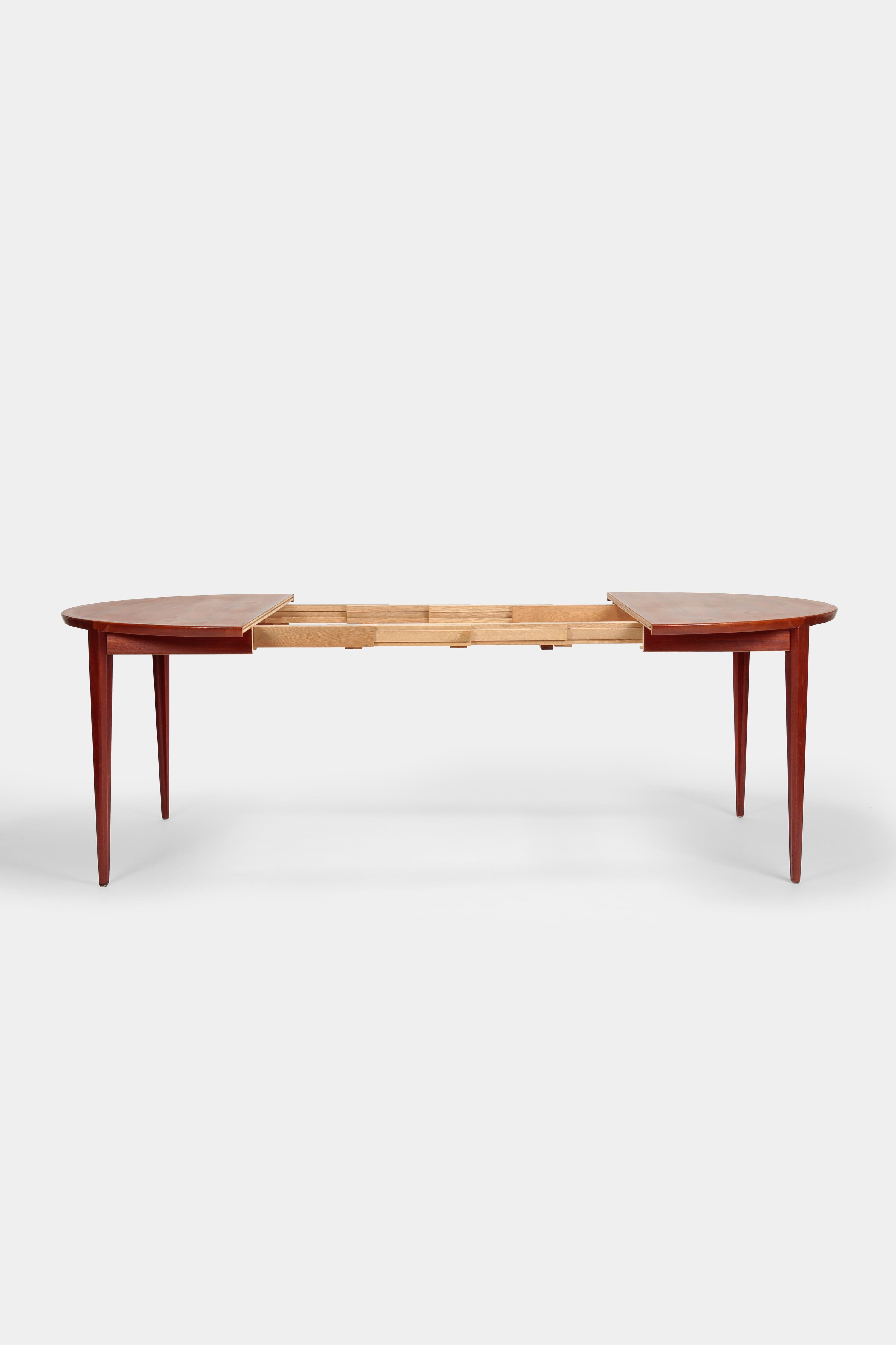 Rosengren Hansen Dining Table and 6 Chairs, 1960s 7