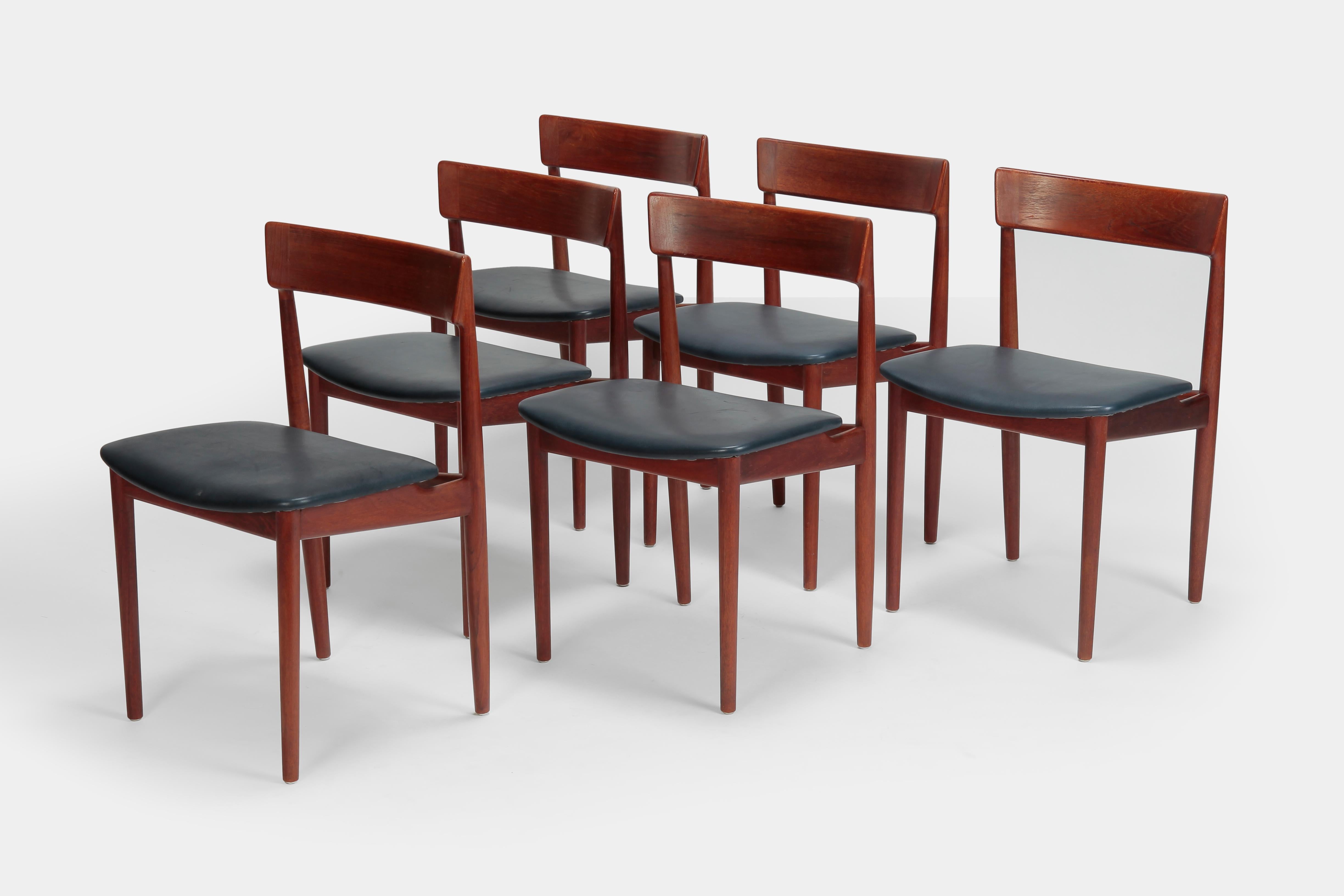 Rosengren Hansen Dining Table and 6 Chairs, 1960s 8