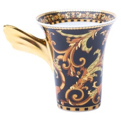 Rosenthal 24KT Gold Porcelain Versace "Medusa" Cup 