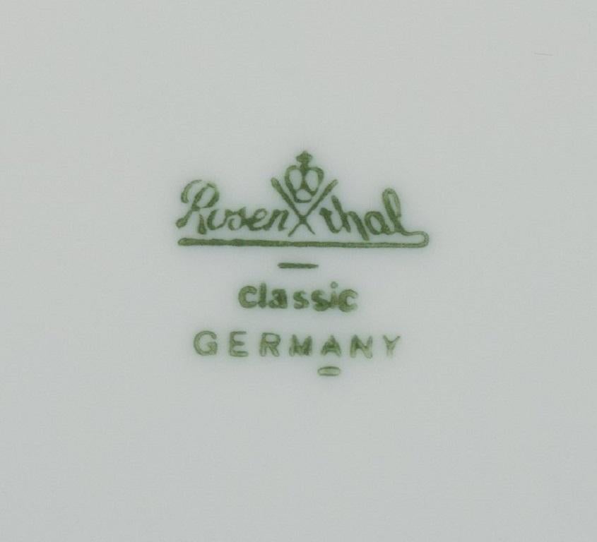 German Rosenthal, a Set of Four Coffee Cups and Matching Saucers, Christmas Motifs For Sale