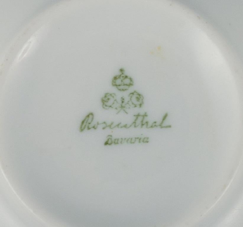 Hand-Painted Rosenthal, a tea service for ten people.  1920/30’s For Sale