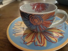 Rosenthal Andy Warhol Daisies Espresso Cup and Saucer