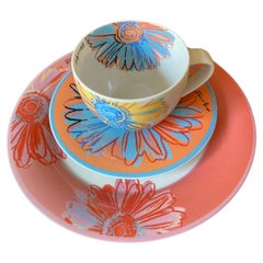 Retro Rosenthal Andy Warhol Daisy Breakfast Sets (price for 3 sets)