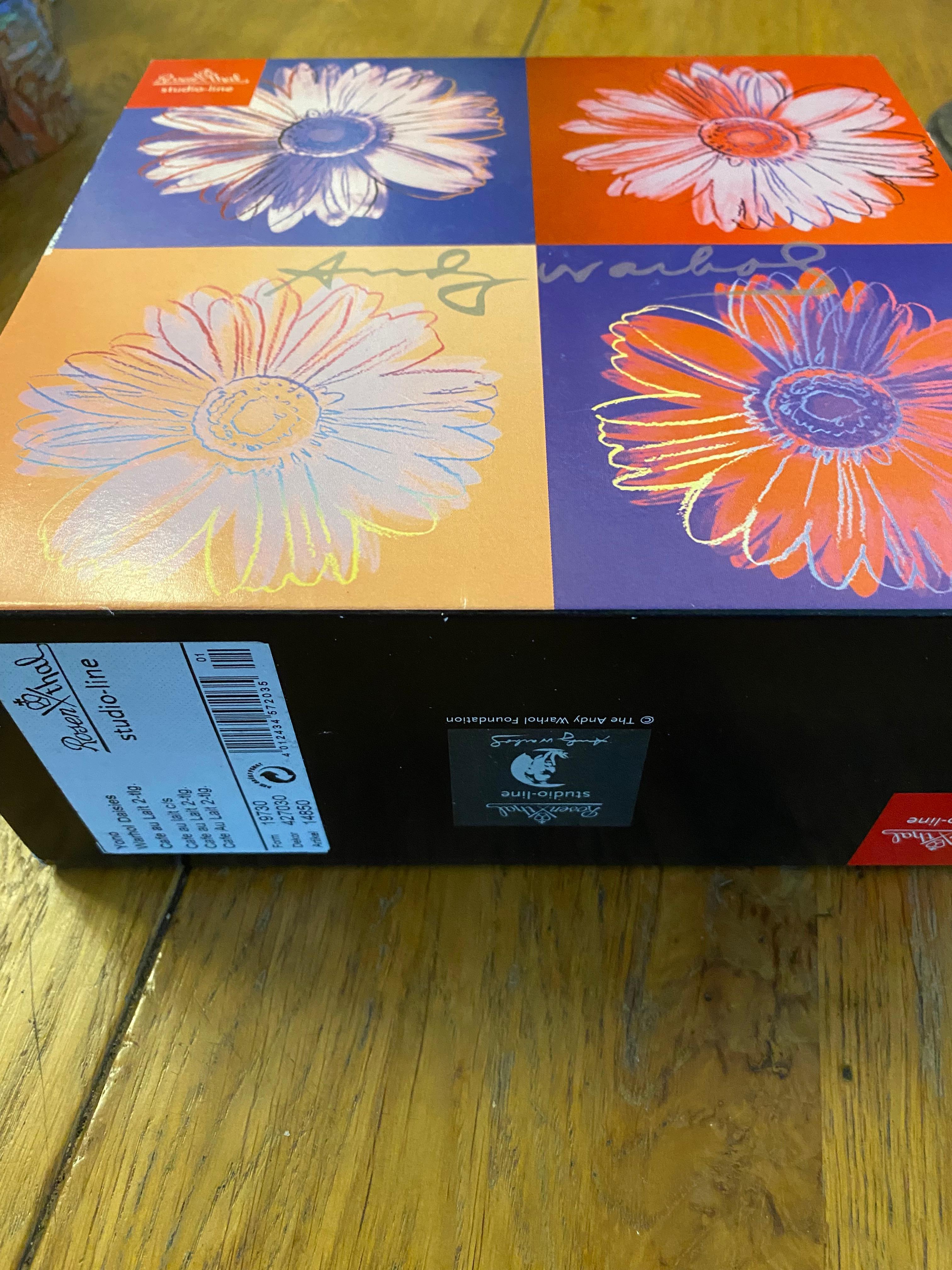 Rosenthal Andy Warhol 'Daisy'' XL Becher und  Untertasse im Angebot 7