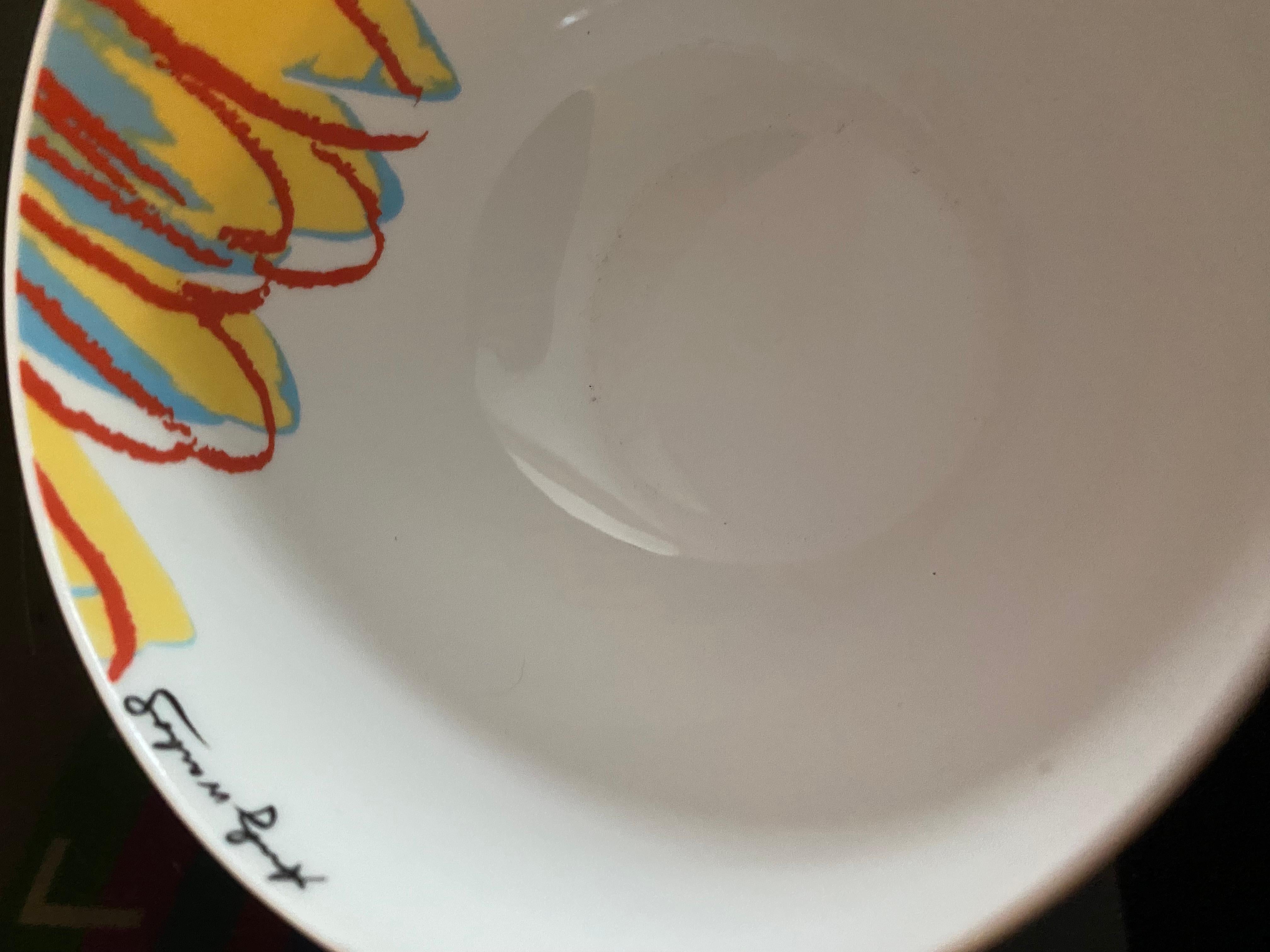 Rosenthal Andy Warhol 'Daisy'' XL Becher und  Untertasse (Porzellan) im Angebot