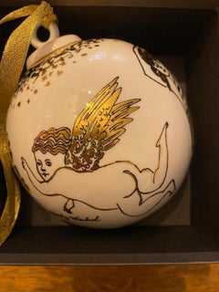 Rosenthal Andy Warhol "Golden Angels" Porcelain Big Ball, New