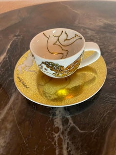 Rosenthal Andy Warhol "Golden Angels" Espresso Cup and Saucer