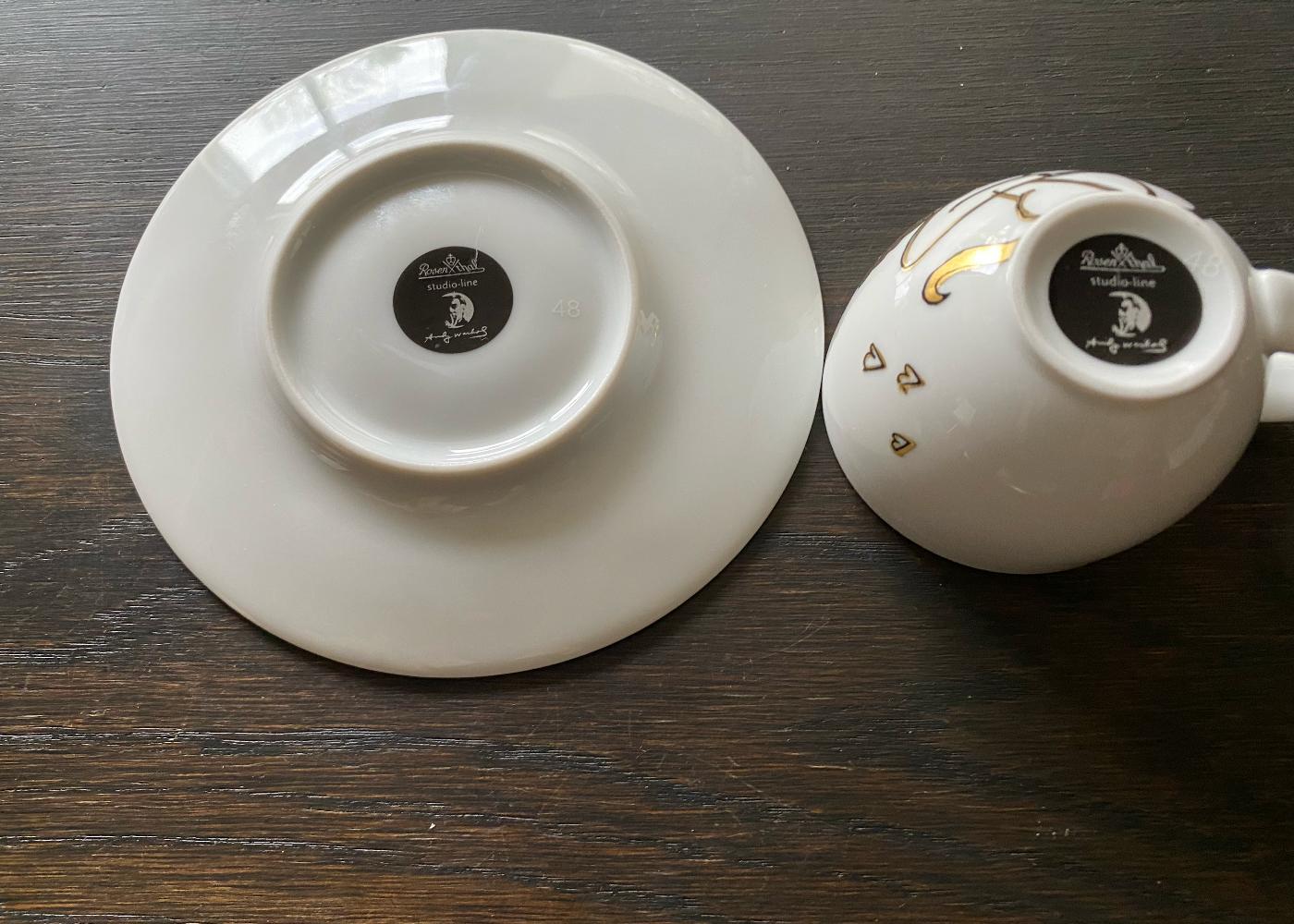 Hand-Painted Rosenthal Andy Warhol 