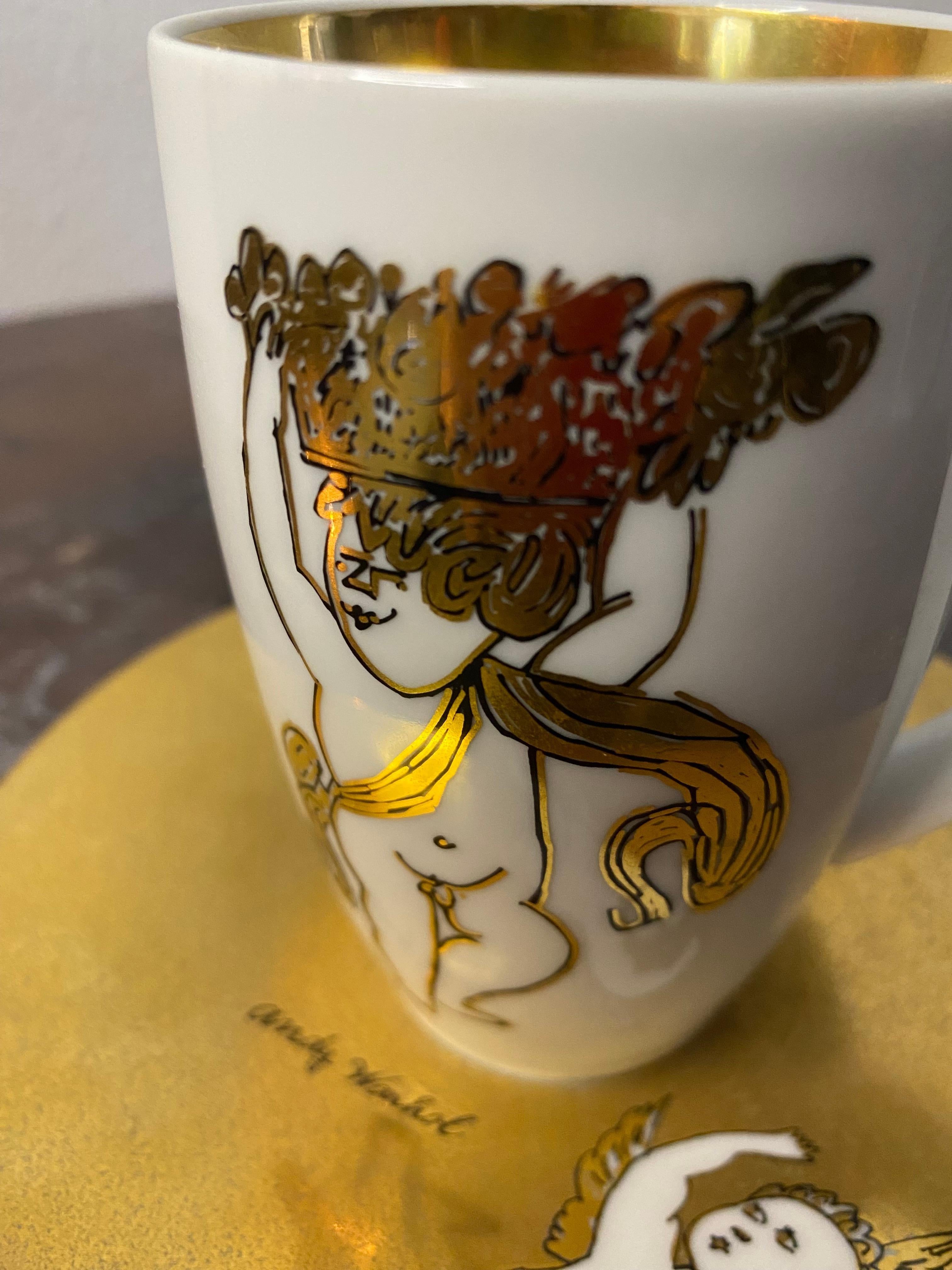 Hand-Painted Rosenthal Andy Warhol 