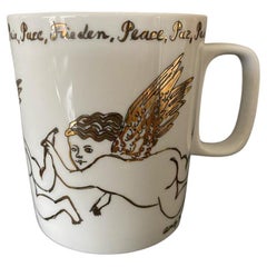 Vintage Rosenthal Andy Warhol "Golden Angels" Mug