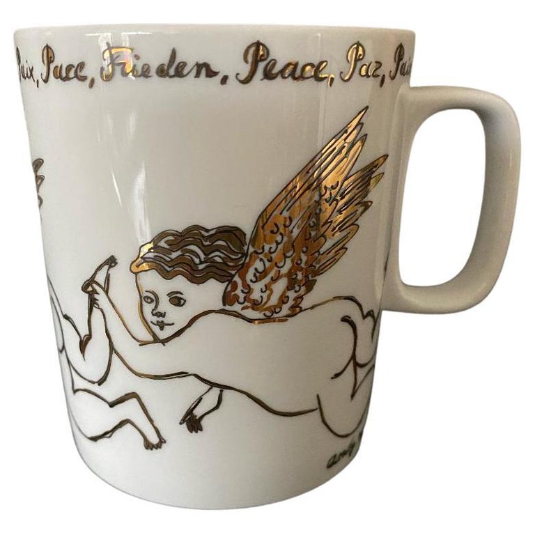 Rosenthal Andy Warhol "Golden Angels" Mug For Sale at 1stDibs | rosenthal  andy warhol mug