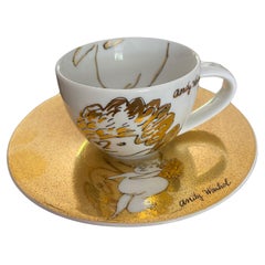 Rosenthal Andy Warhol "Ángeles de Oro" NUEVO Taza y Plato para Espresso