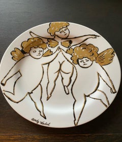 Rosenthal Andy Warhol "Golden Angels" Plate, New