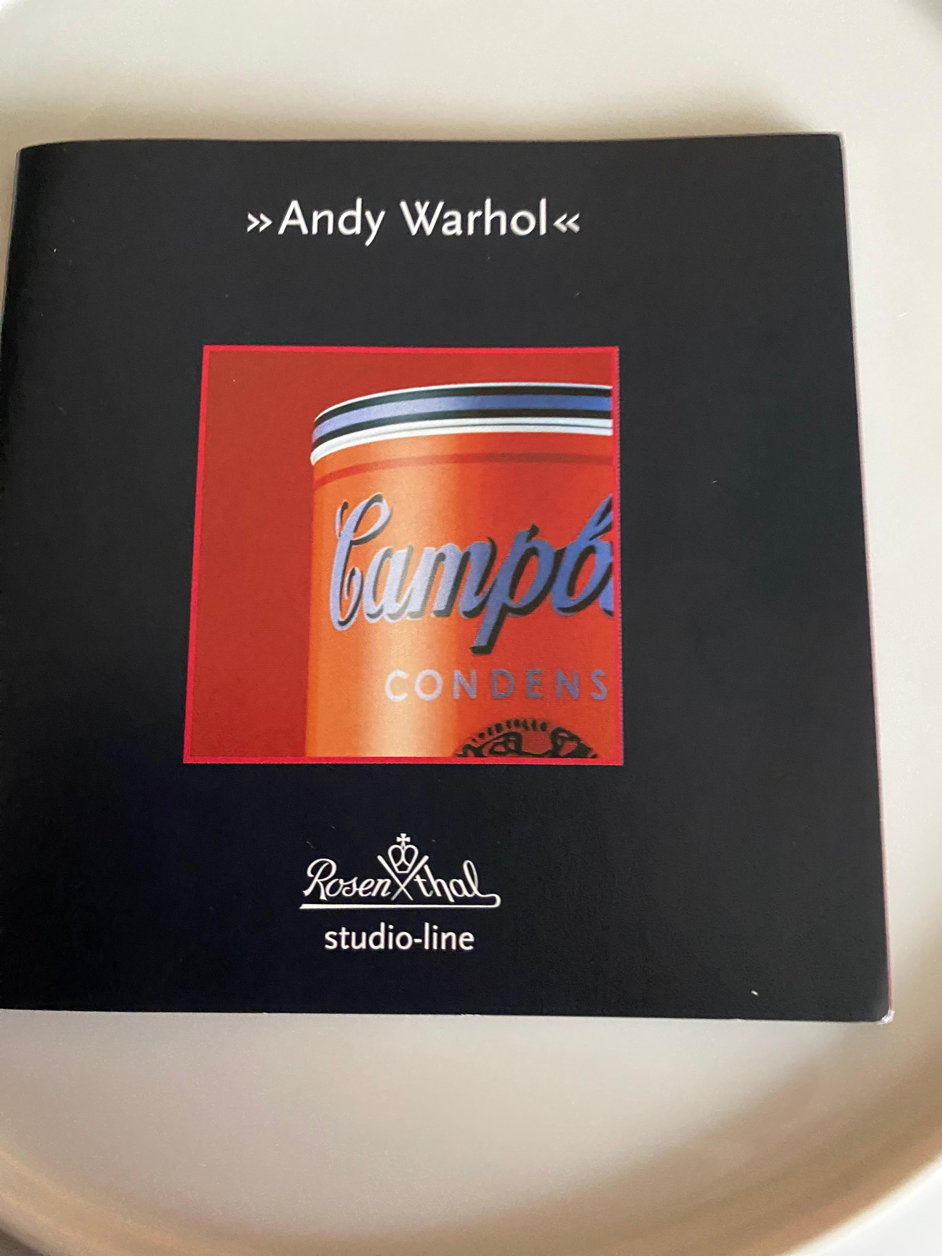 Porcelaine Assiette Rosenthal Andy Warhol « Golden Angels », avec boîte d'origine en vente