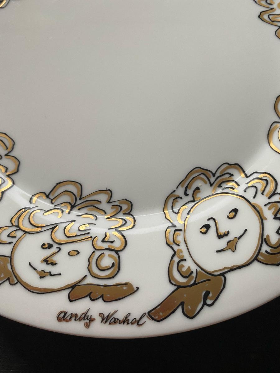 Assiette Rosenthal Andy Warhol « Oren Angels », neuve dans sa boîte Bon état - En vente à Waddinxveen, ZH