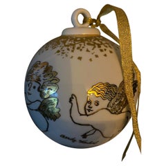 Rosenthal Andy Warhol "Golden Angels" Porcelain Big Ball, New