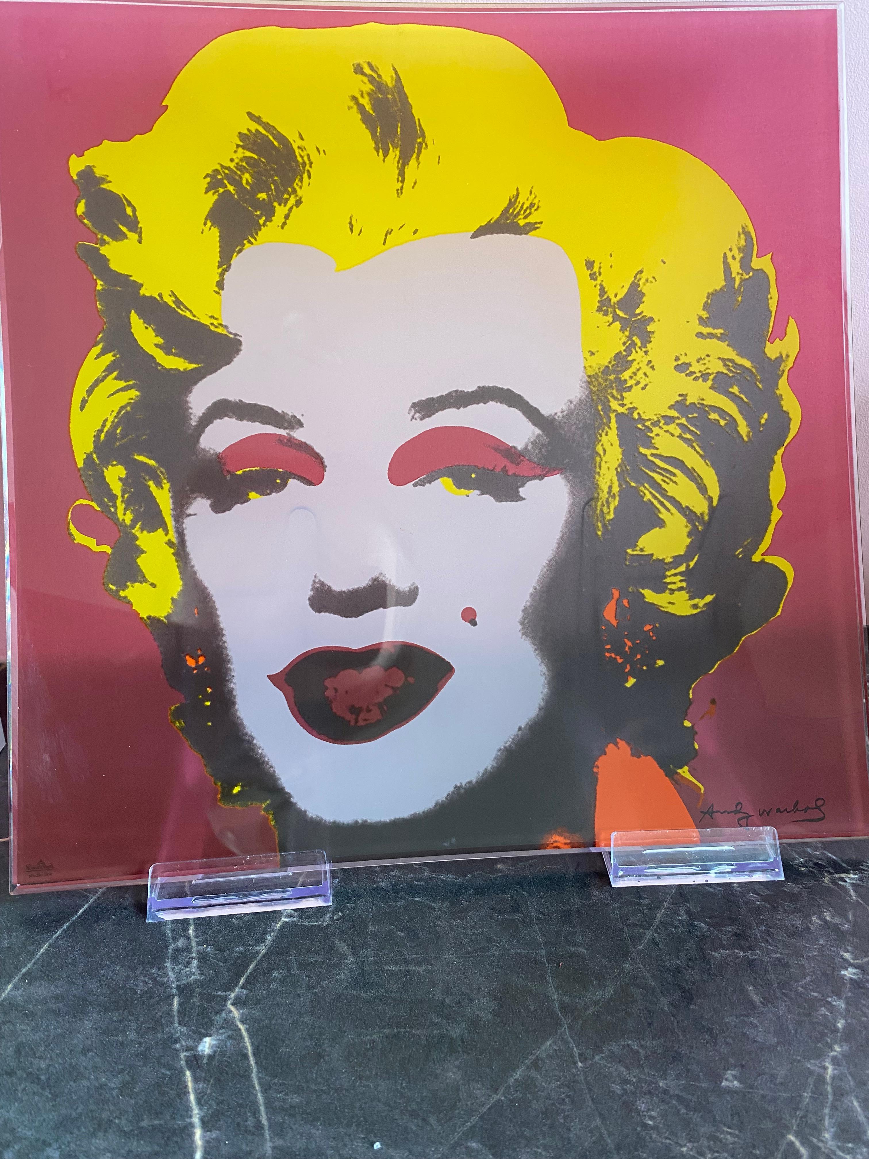 Piastra di vetro Rosenthal Andy Warhol Marilyn Monroe in vendita 3