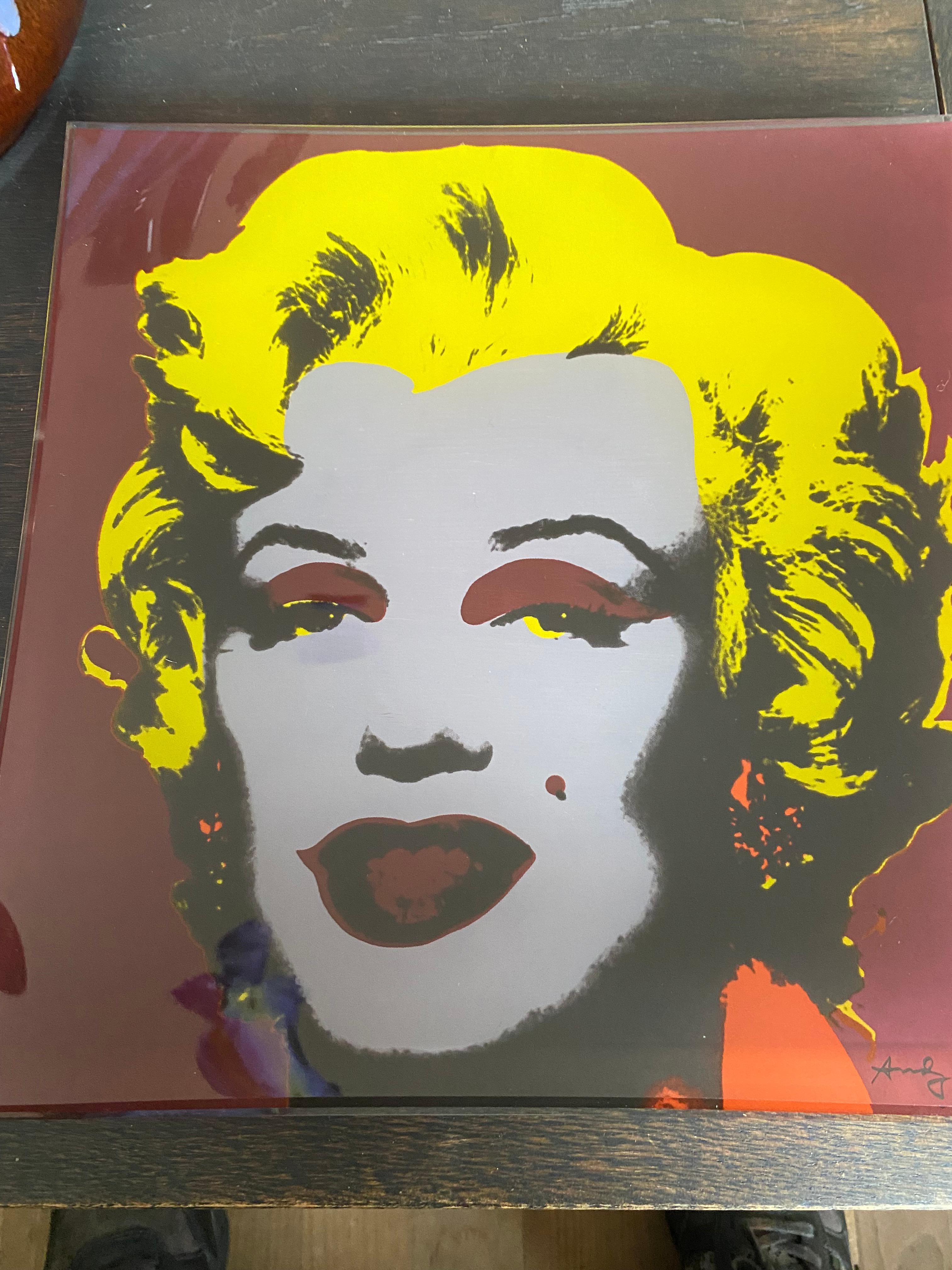 Piastra di vetro Rosenthal Andy Warhol Marilyn Monroe in vendita 4