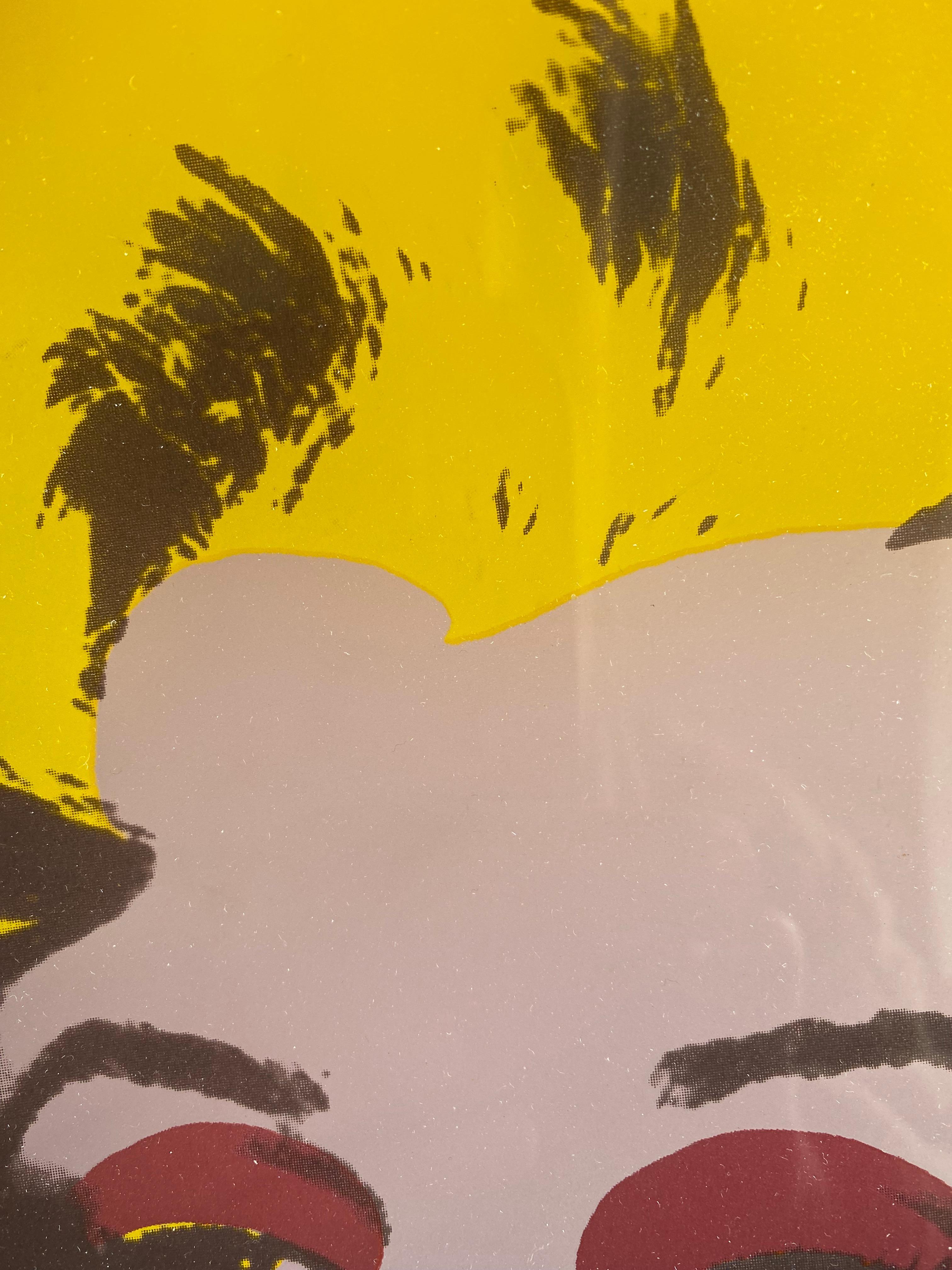 Piastra di vetro Rosenthal Andy Warhol Marilyn Monroe In condizioni buone in vendita a Waddinxveen, ZH