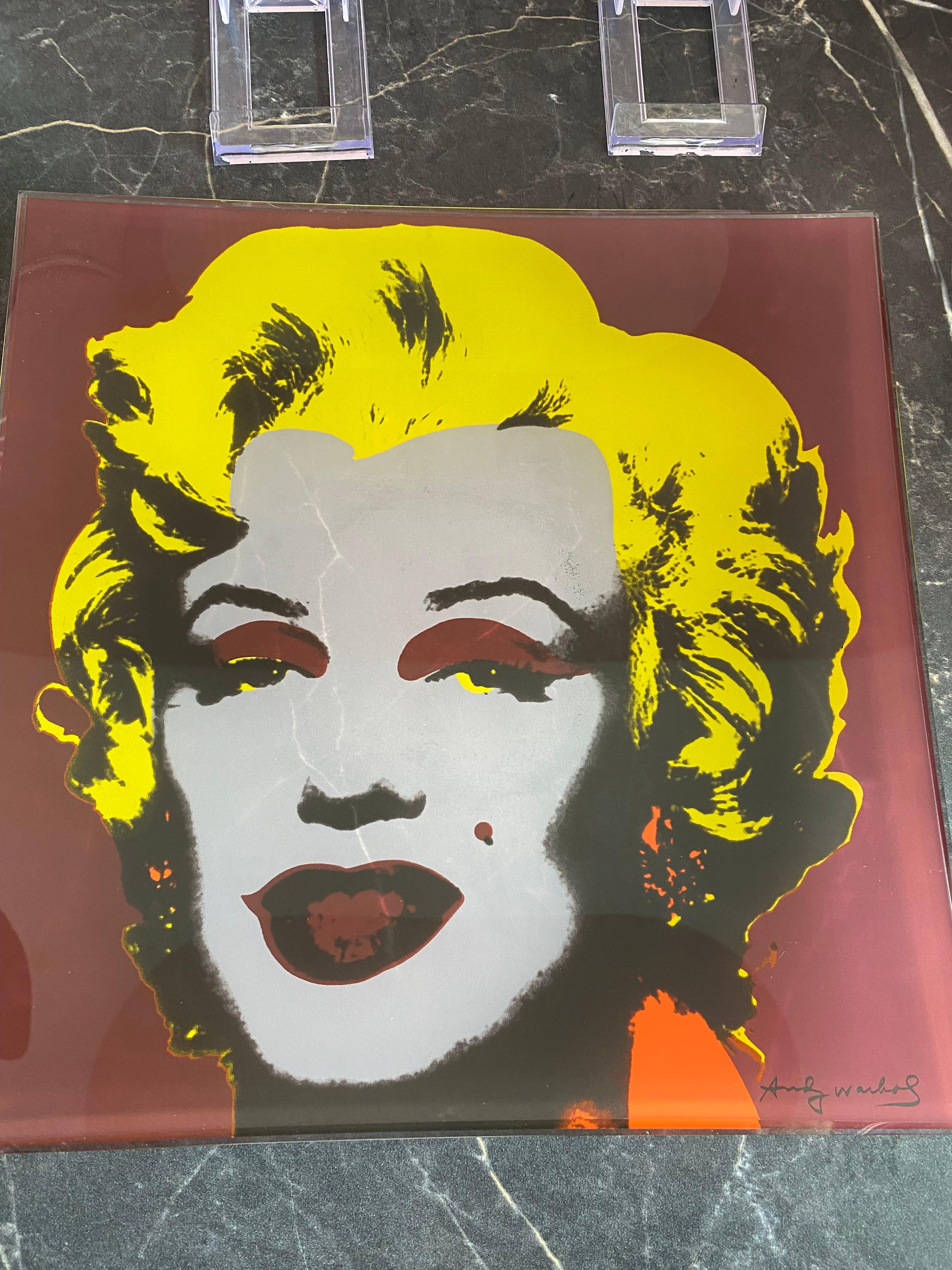 Piastra di vetro Rosenthal Andy Warhol Marilyn Monroe in vendita 2
