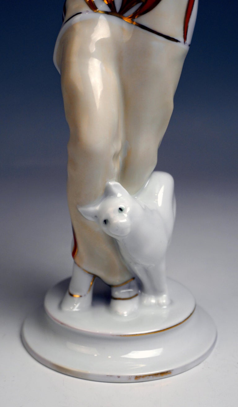 Rosenthal Art Déco Figurine Pierrot 'Ash Wednesday' Max Valentin Germany, 1922 For Sale 2