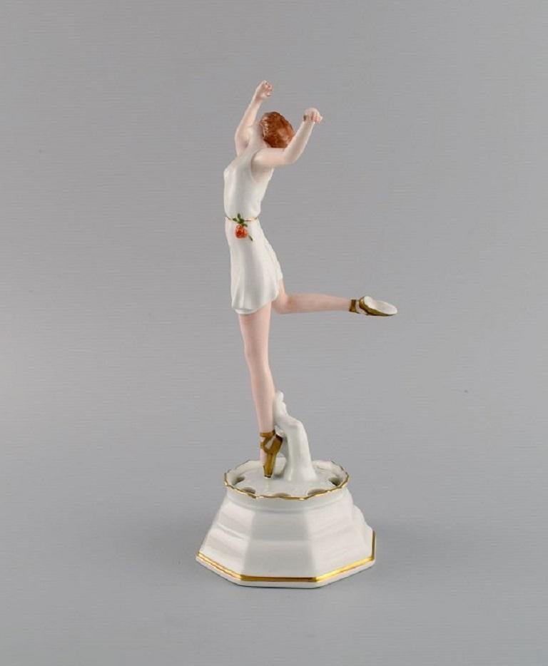 Rosenthal Art-Déco-Porzellanfigur, Ballerina, 1930er Jahre im Angebot 1