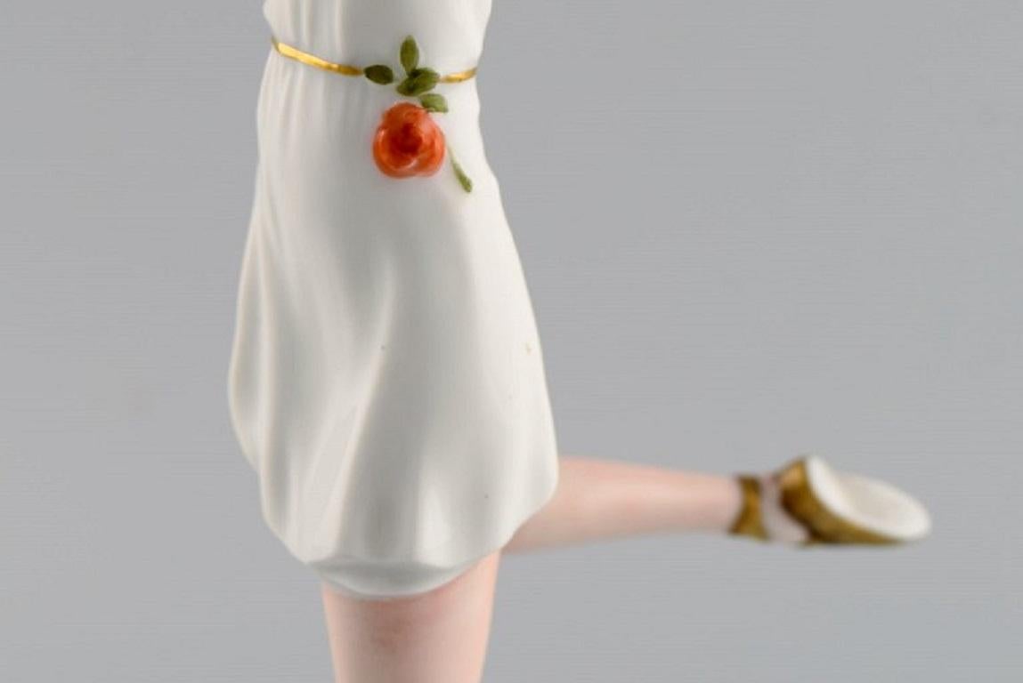Mid-20th Century Rosenthal Art Deco Porcelain Figurine, Ballerina, 1930s For Sale