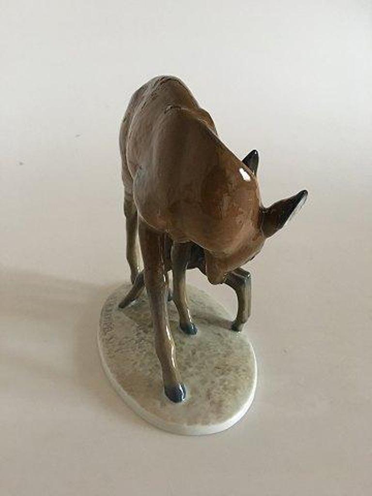 20th Century Rosenthal Art Nouveau Figurine of a Deer and Young For Sale