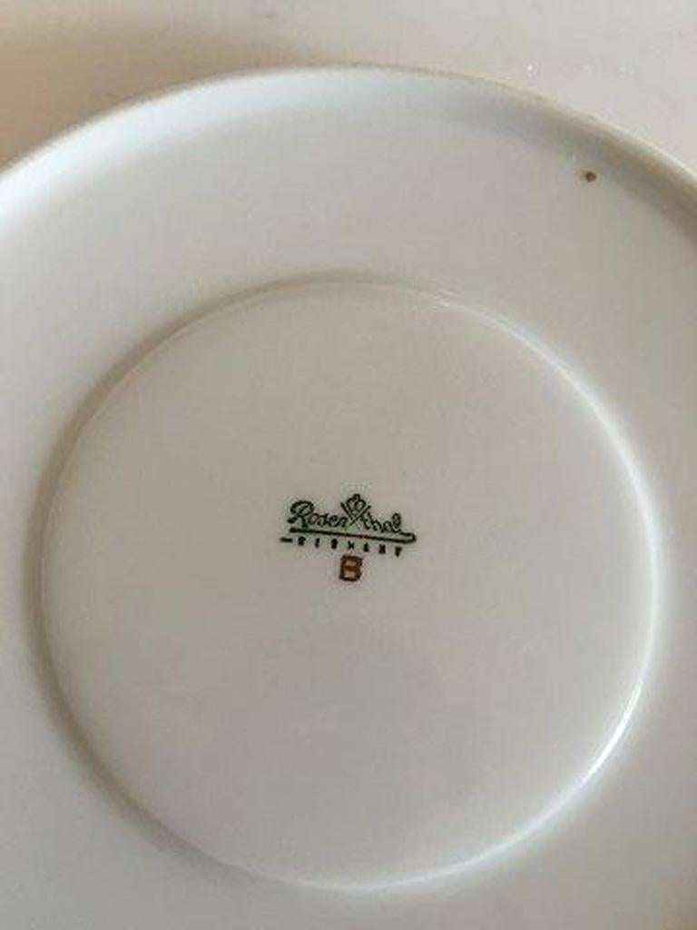 Rosenthal Bjorn Wiinblad Designed Cup on Foot with Saucer In Good Condition For Sale In Copenhagen, DK