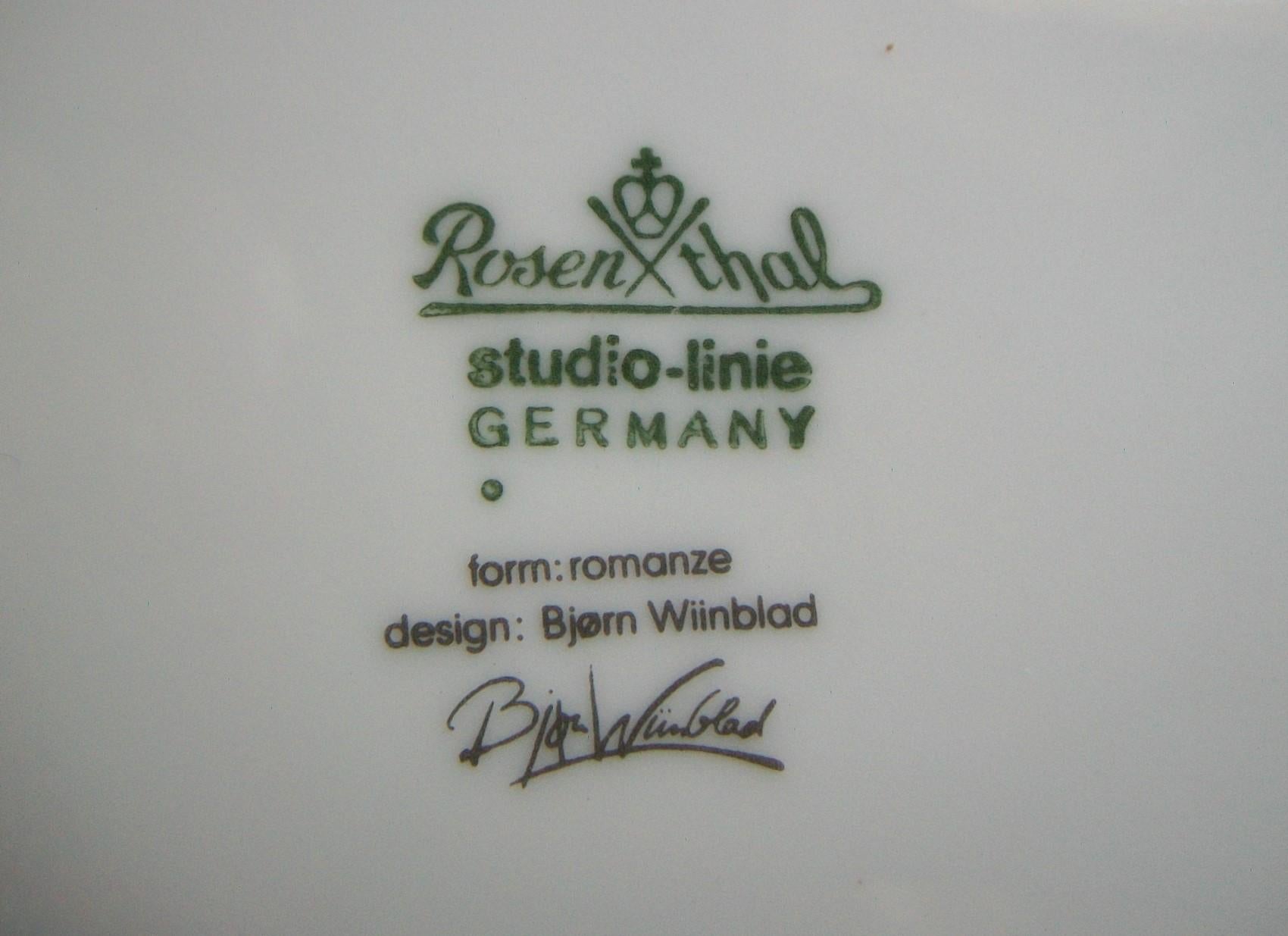 ROSENTHAL – Bjorn Wiinblad – Keramikschale aus der Mitte des Jahrhunderts – Deutschland – ca. 1960er Jahre im Angebot 2