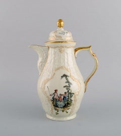 Servizio da caffè Rosenthal Classic Rose per sei persone in porcellana dipinta a mano