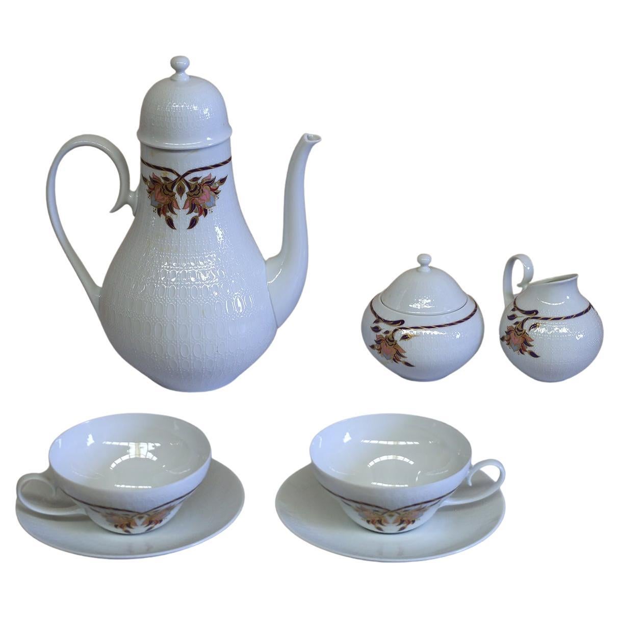 Klassisches Rosenthal-Tee-/Kaffeeservice aus Rosenthal für 11 Personen