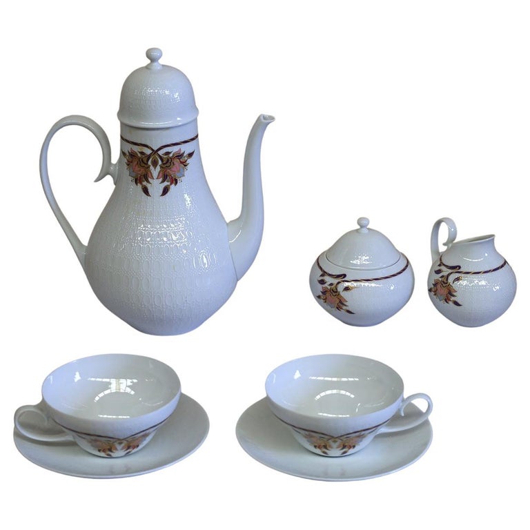 Klassisches Rosenthal-Tee-/Kaffeeservice aus Rosenthal für 11 Personen im Angebot bei 1stDibs Deutschland
