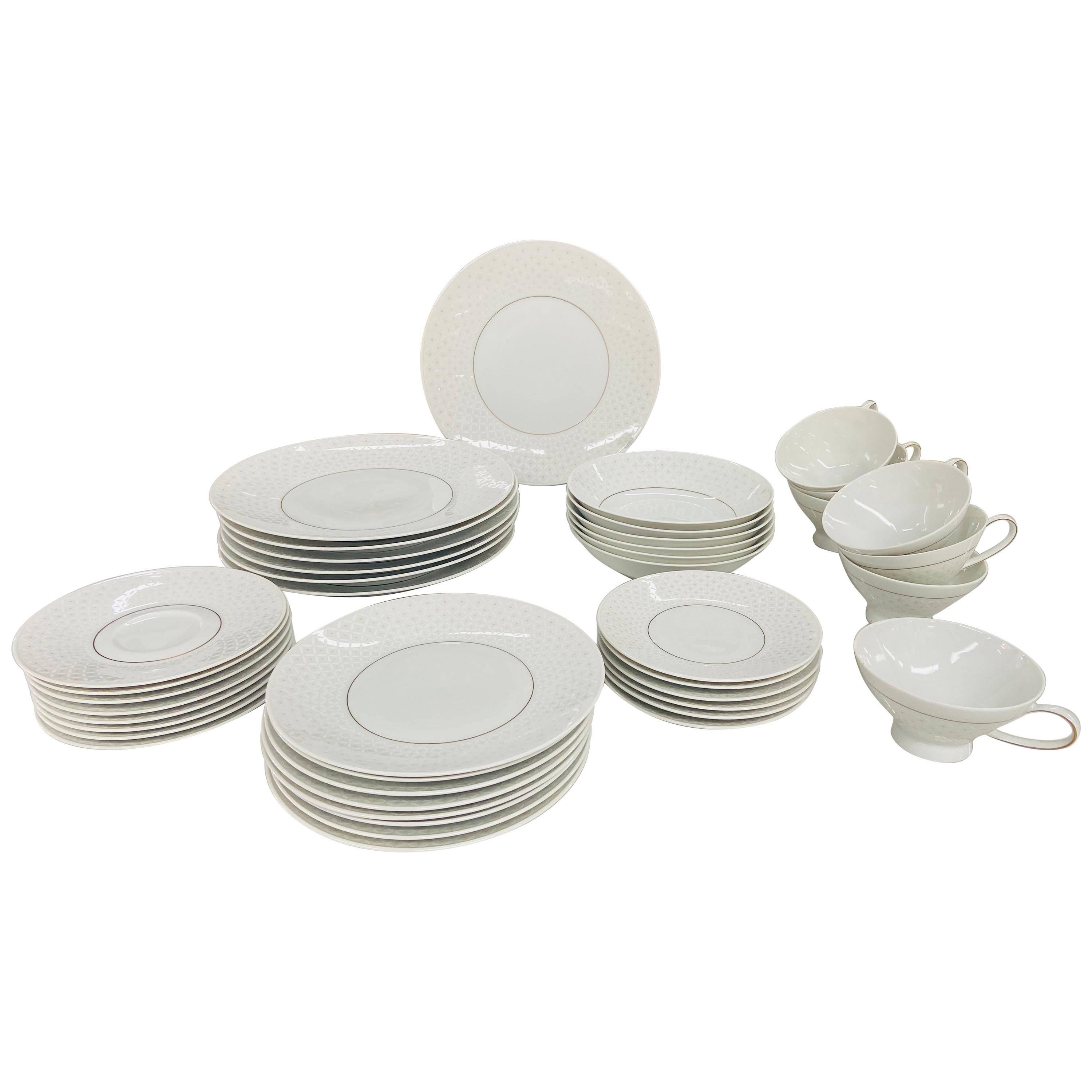 Rosenthal Continental Crown Jewel China Dining Set, 34 Pieces For Sale