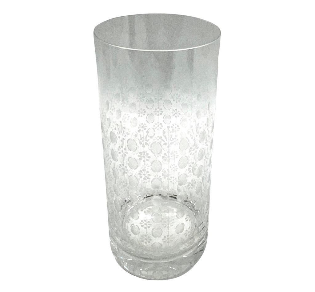 Rosenthal Crystal water glasses Richly Decorated 8 pcs For Sale 2