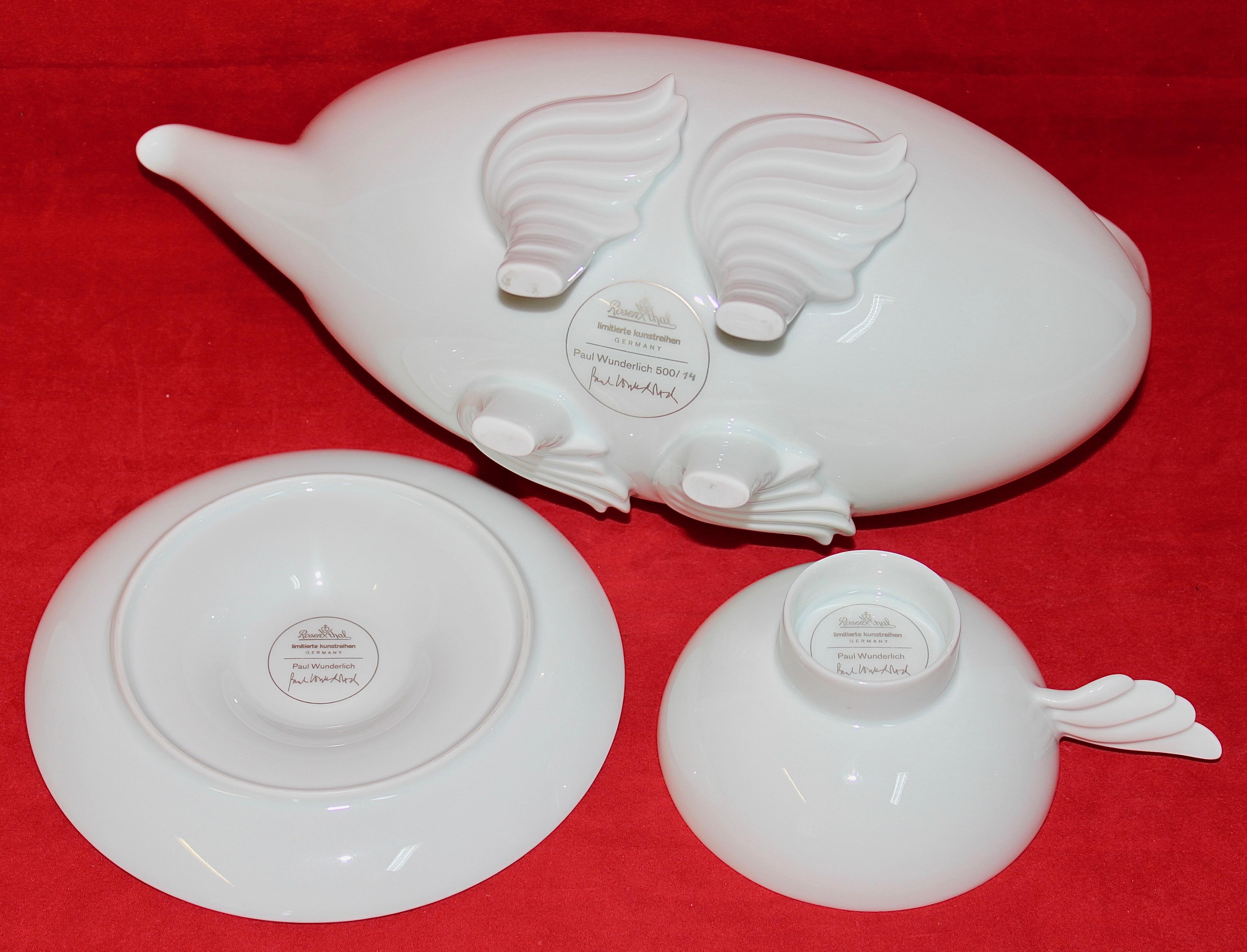 20th Century Rosenthal Designer Art Porcelain Tea Set for Six, 