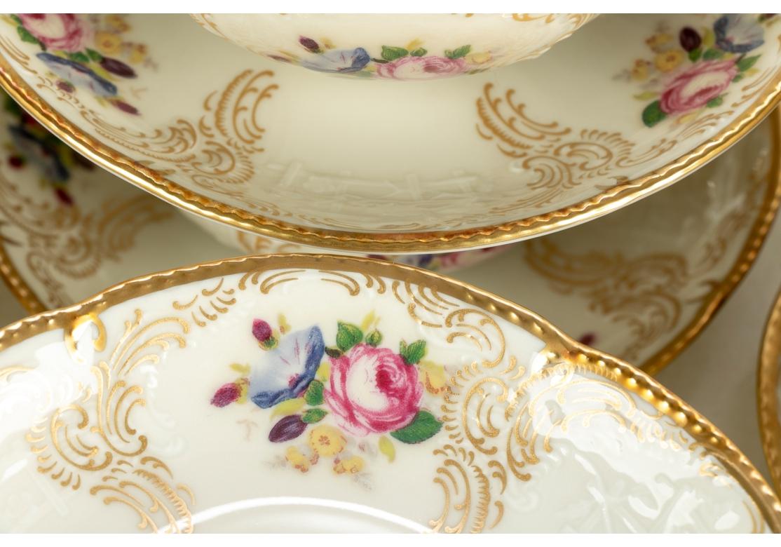 Rosenthal Diplomat Muster Tafelservice für 10 plus Servierstücke 3