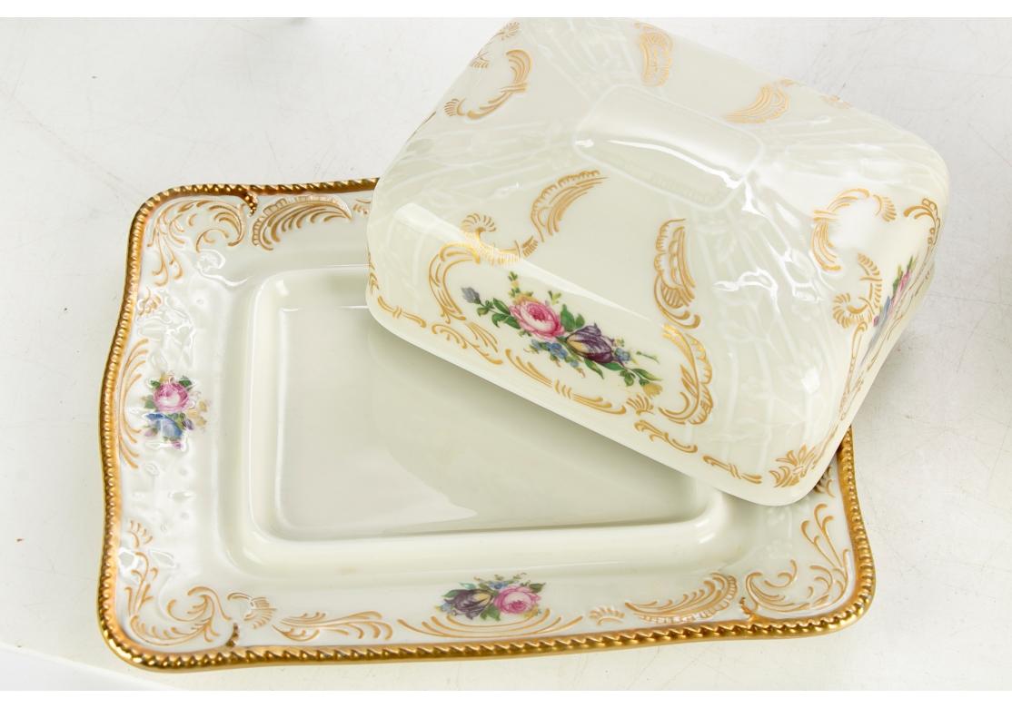 Rosenthal Diplomat Muster Tafelservice für 10 plus Servierstücke 4