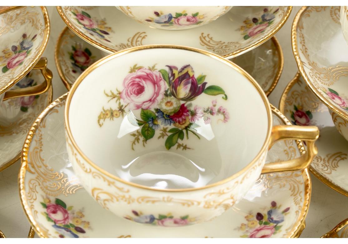 Rosenthal Diplomat Muster Tafelservice für 10 plus Servierstücke (Viktorianisch)