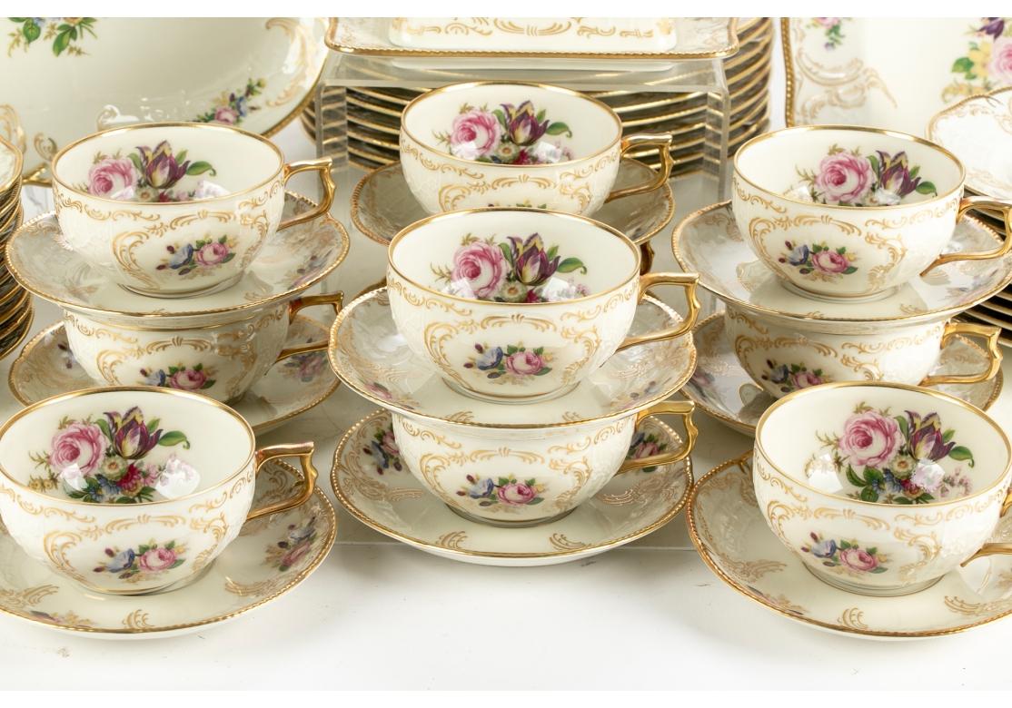 Rosenthal Diplomat Muster Tafelservice für 10 plus Servierstücke (Porzellan)