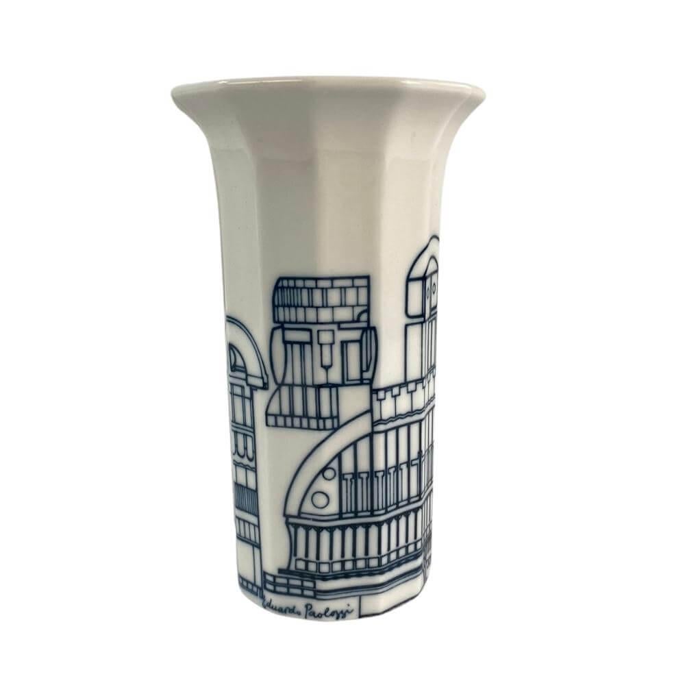 Porcelain Rosenthal - Eduardo Paolozzi Vase for Tapio Wirkkala, 1970 For Sale