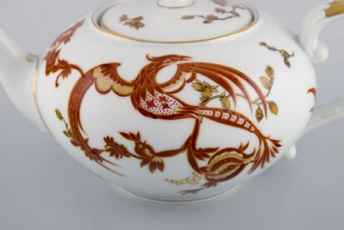 German Rosenthal Elite Tea Service in Hand-Painted Porcelain for Six People, Japanism