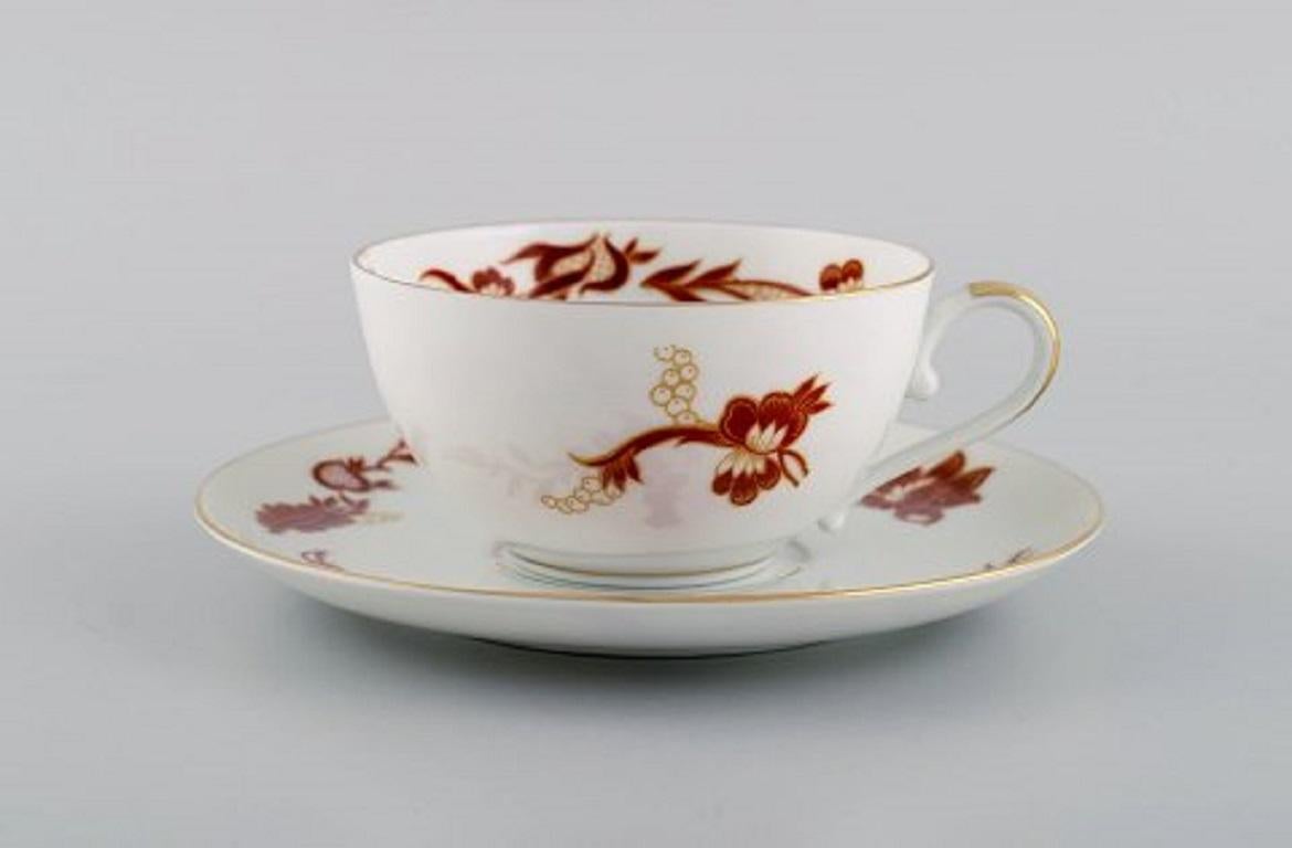 Mid-20th Century Rosenthal Elite Tea Service in Hand-Painted Porcelain for Six People, Japanism