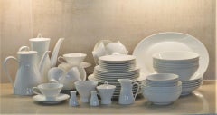 Rosenthal Form 2000 Weiß Muster Geschirr - Raymond Loewy Set 70 Stück Deutschland