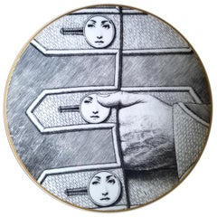 Rosenthal Fornasetti Porcelain Plate, Temi e Variazioni, Themes and Variations